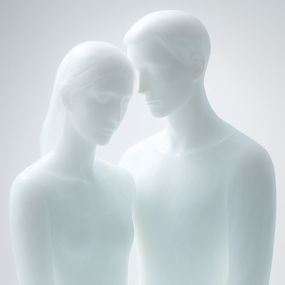 portrait of two people together