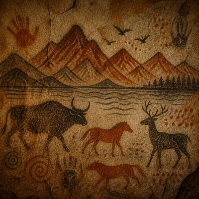 Prehistoric Cave Art Style 2