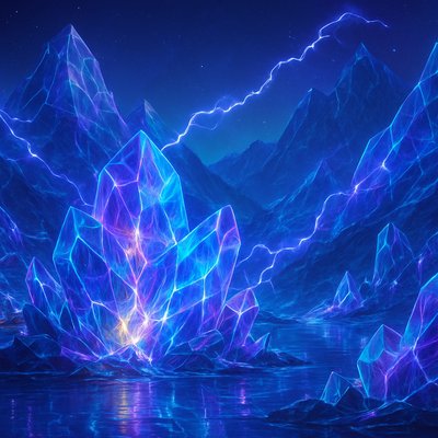 Piezoelectric Crystal Typography 2