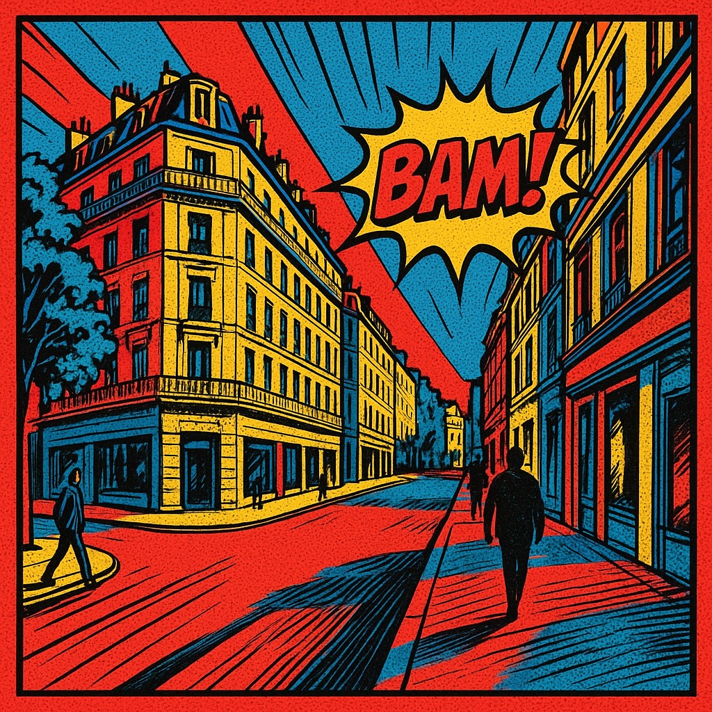 Comic Book Pop Art Style Style Transfer Example