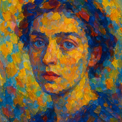 portrait of a person with expressive eyes