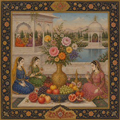 Mughal Miniature Art Style 3