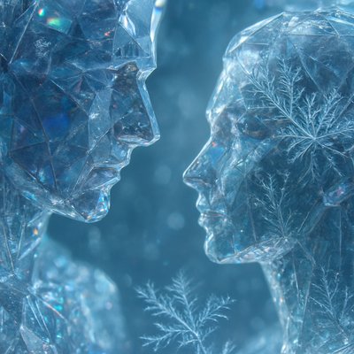 portrait of two people together