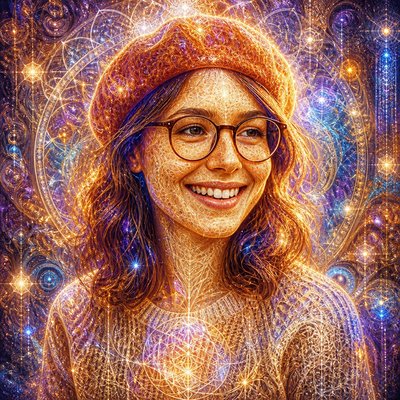 Visionary Art Style Style Transfer Example
