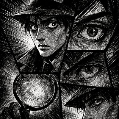 Mystery Detective Manga Art Style 1