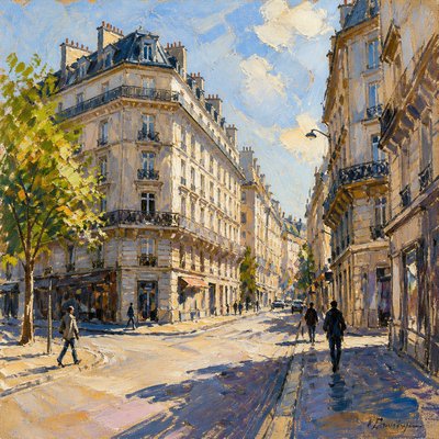 Plein Air Landscape Art Style Style Transfer Example