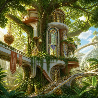 a tree in nature