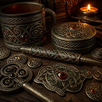 still life with everyday objects