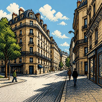 Pixel Art Style Style Transfer Example