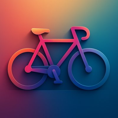 bicyle resting against a wall