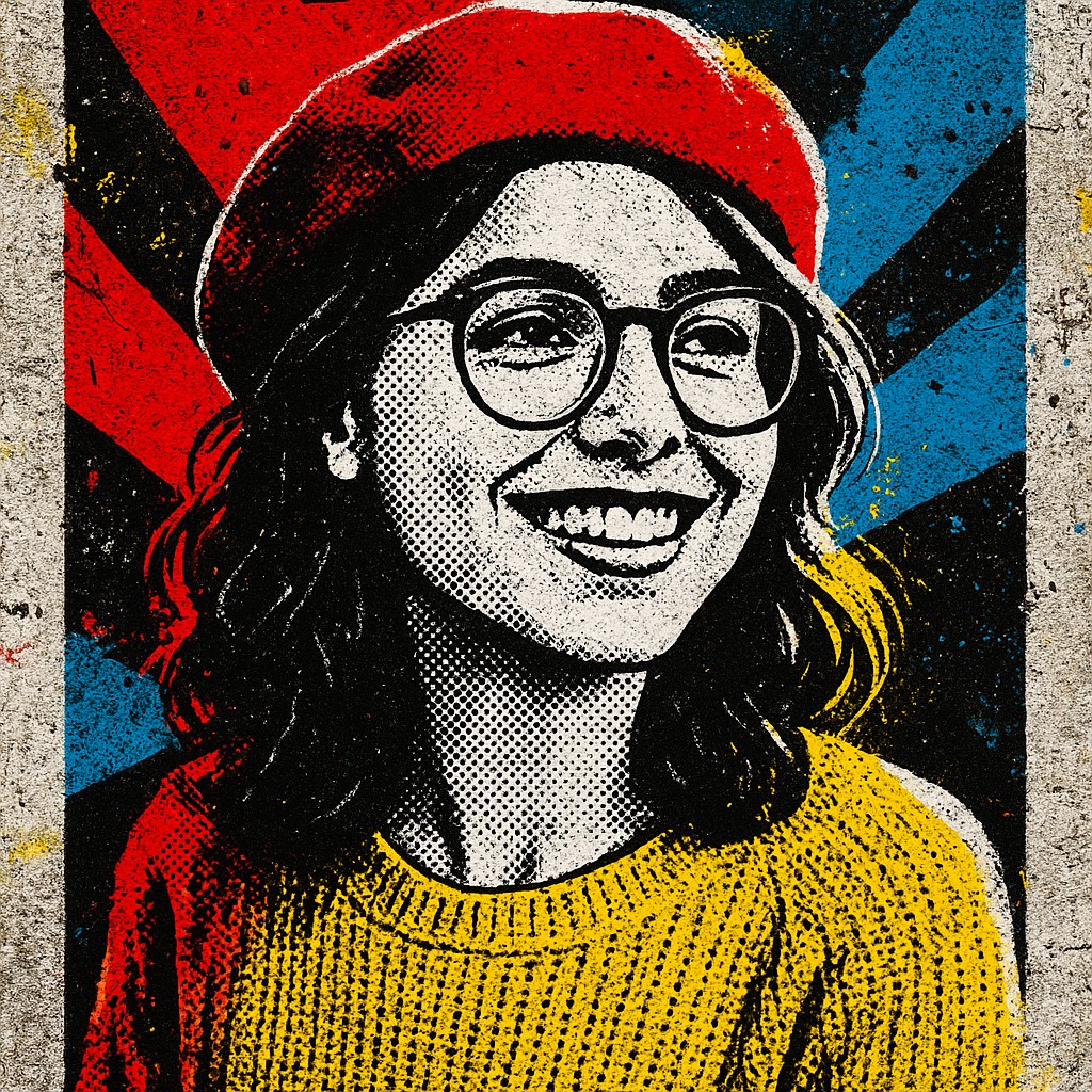 Stencil Street Art Style Style Transfer Example