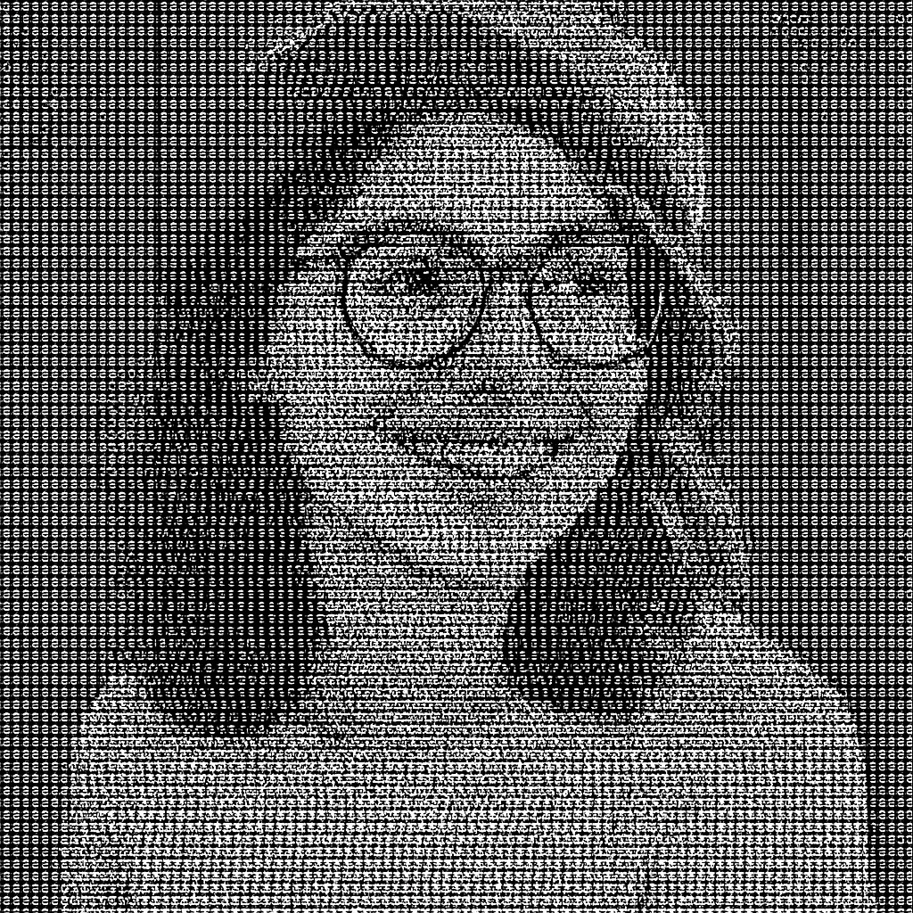 ASCII Art Style Style Transfer Example