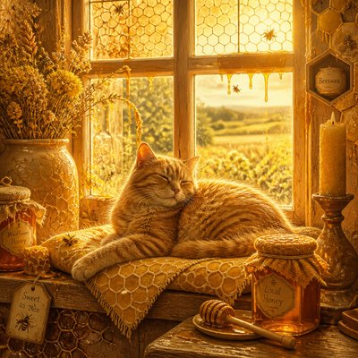 a cat lounging in a sunlit window