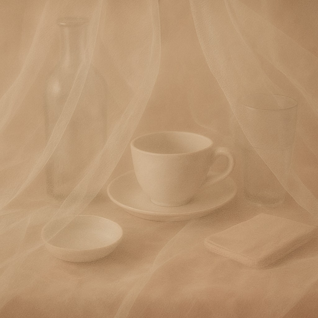 still life with everyday objects