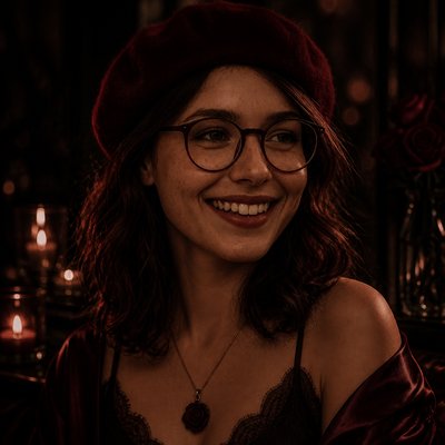 Dark Feminine Aesthetic Style Transfer Example
