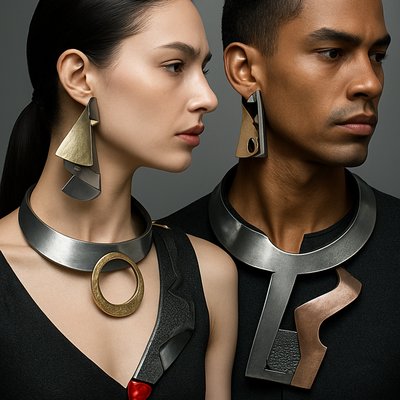 portrait of two people together