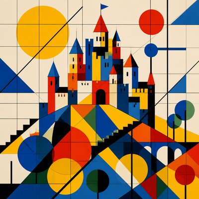 majestic castle on a hilltop