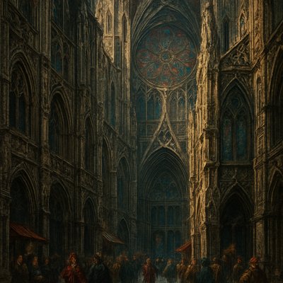 urban street with city activity