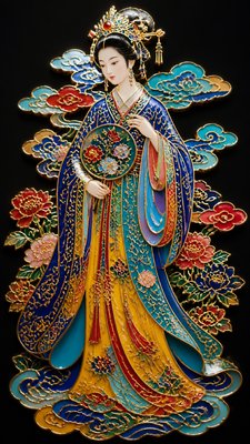 full-length portrait of an elegant figure