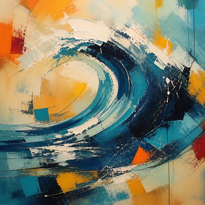 a large ocean wave curling and cresting