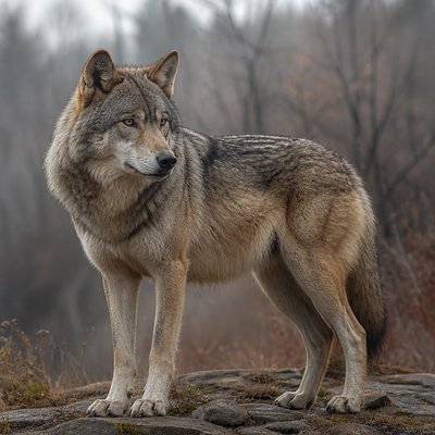 animal standing in natural pose — Contemporary Realism Art Style