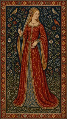 full-length portrait of an elegant figure