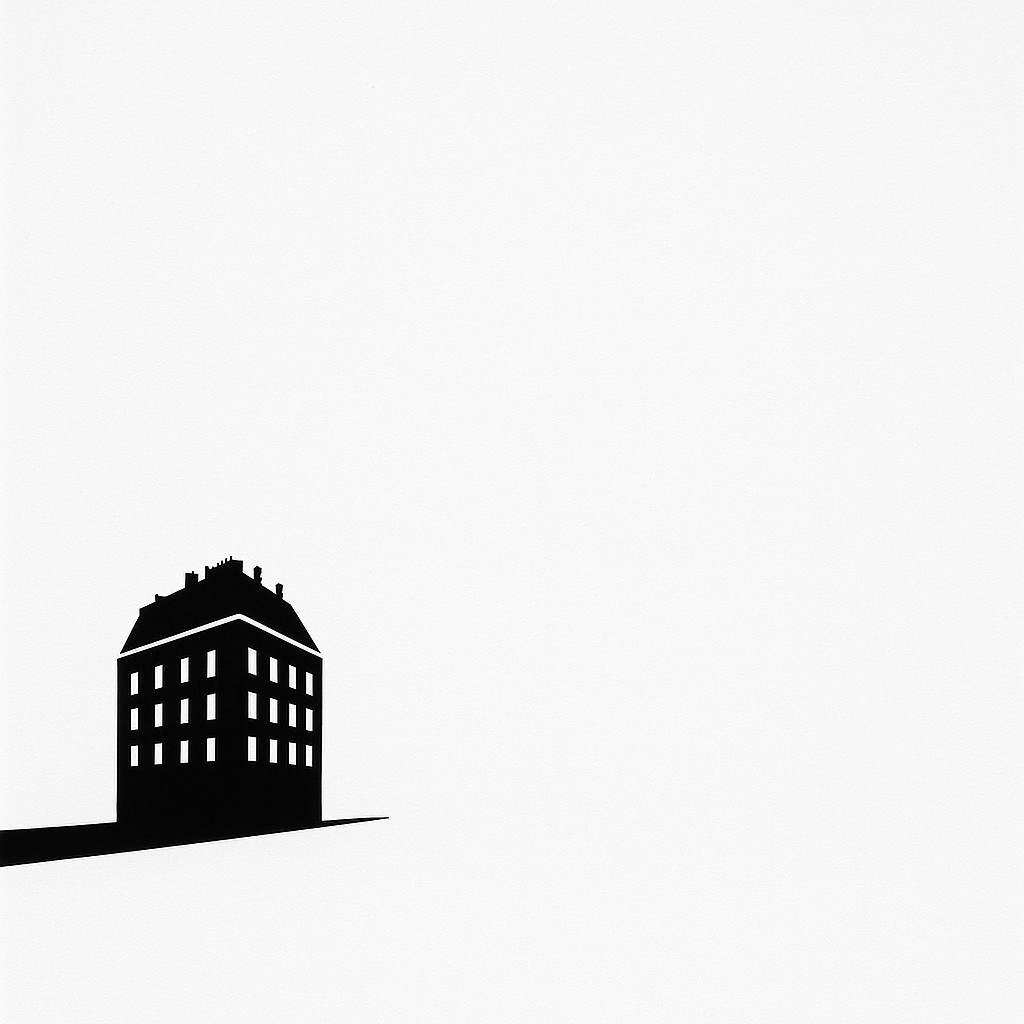 Spatial Void Minimalism Art Style Style Transfer Example