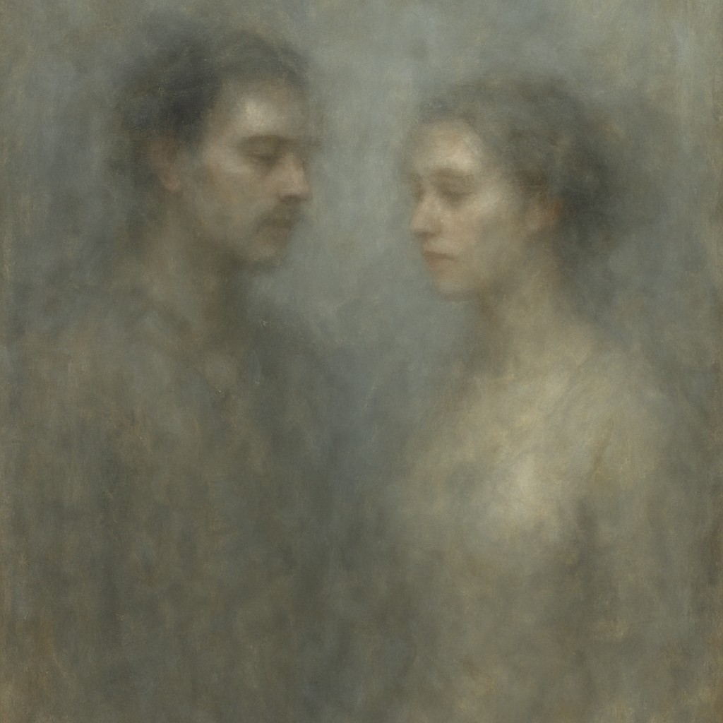 portrait of two people together