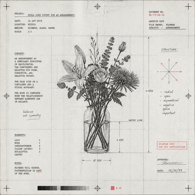 bouquet of flowers in a glass vase