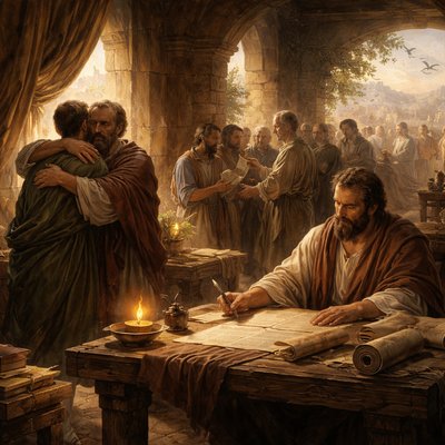 
Colossians 2:2-5 (KJV)
2 That their hearts might be comforted, being knit together in love, and unto all riches of the full assurance of understanding, to the acknowledgement of the mystery of God, and of the Father, and of Christ;
3 In whom are hid all the treasures of wisdom and knowledge.
4 And this I say, lest any man should beguile you with enticing words.
5 For though I be absent in the flesh, yet am I with you in the spirit, joying and beholding your order, and the stedfastness of your faith in Christ.
