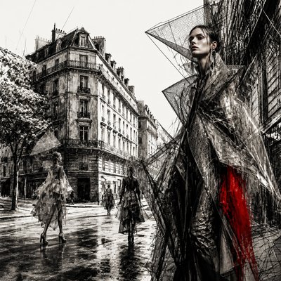 Avant-Garde Fashion Design Style Transfer Example