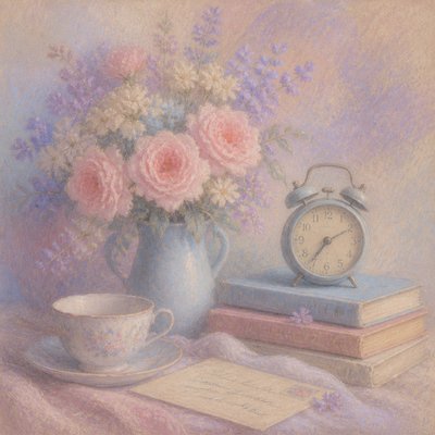still life with everyday objects
