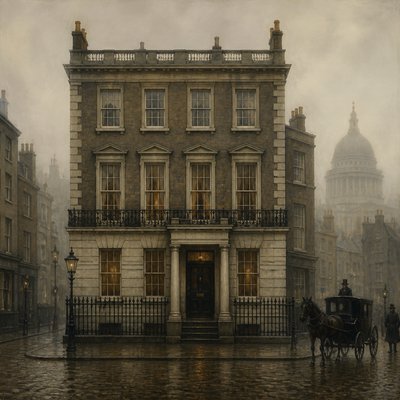 house with front view — London Art Style