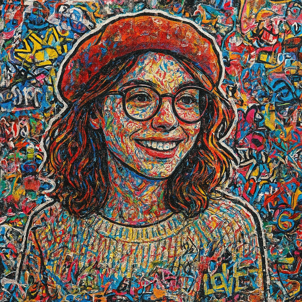 Sticker Bomb Street Art Style Style Transfer Example