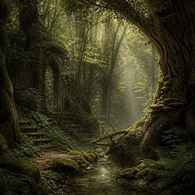 wide landscape with natural scenery — Forestcore Aesthetic
