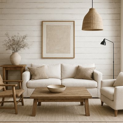 Modern Farmhouse Interior Design Style Transfer Example