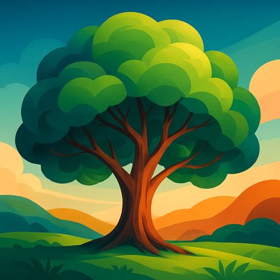 a tree in nature