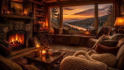 sweeping panoramic landscape with a dramatic sky
