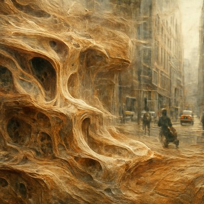 urban street with city activity
