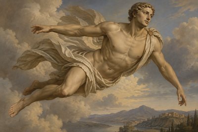 Polyclitus flying midair