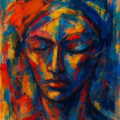 Abstract Art Style Style Transfer Example