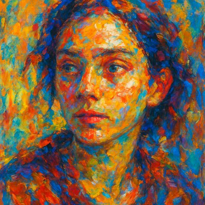portrait of a person with expressive eyes