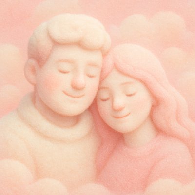 portrait of two people together