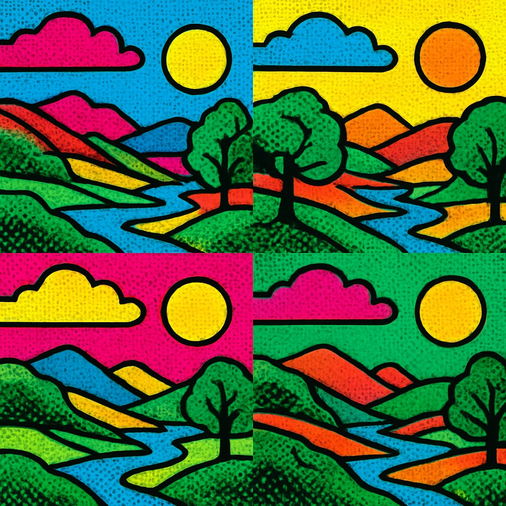 wide landscape with natural scenery