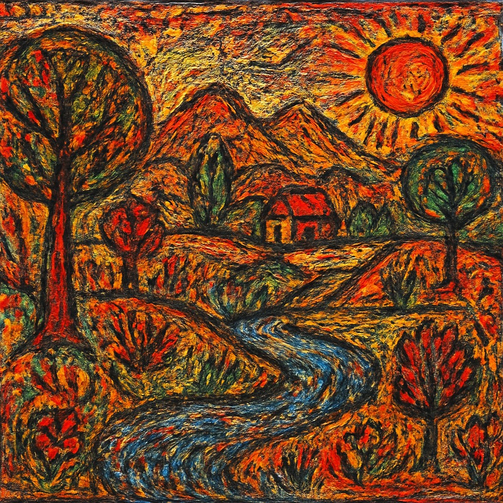 wide landscape with natural scenery