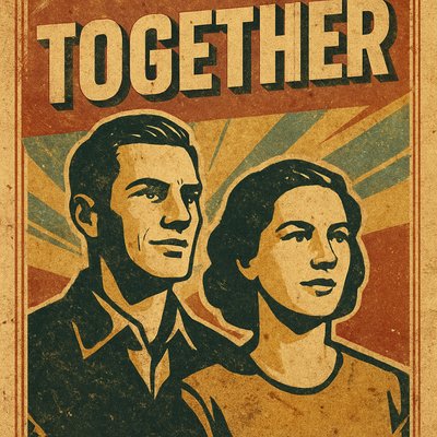 portrait of two people together