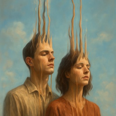 portrait of two people together