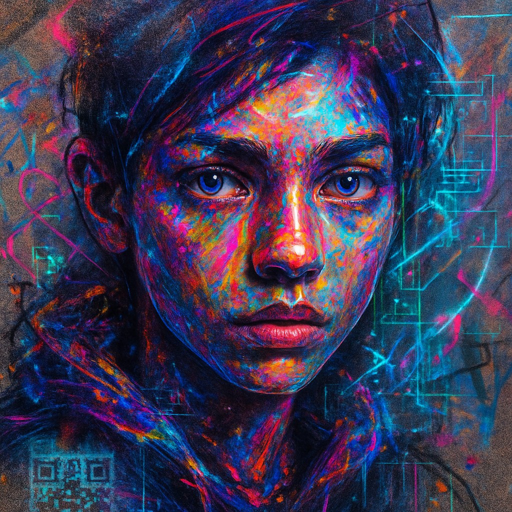 portrait of a person with expressive eyes