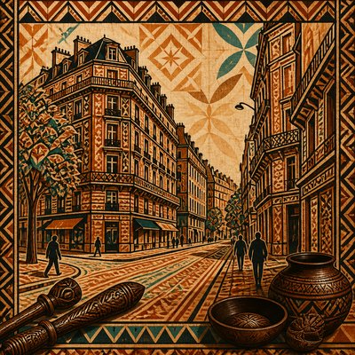 Fijian Art Style Style Transfer Example