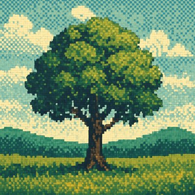 a tree in nature